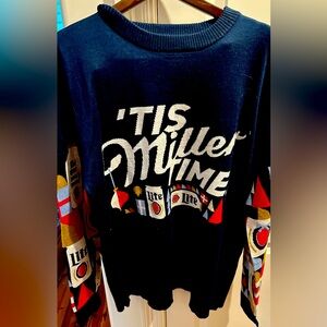 Men’s Miller Time ugly sweater